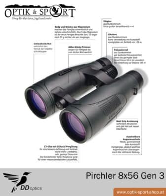 DDoptics binoculars Pirschler 8x56