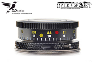 Visor 2,5-15x56 NFX de DDoptics | V6 | A4N | Ajuste MRAD - Gen 3 12 DDoptics ASV Gen 3 abajo