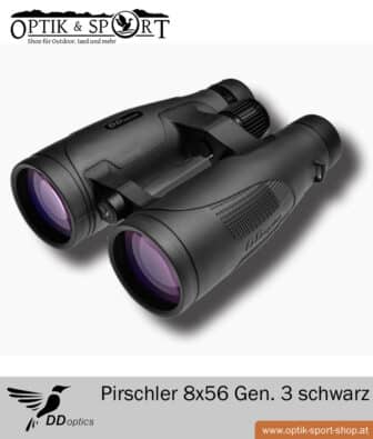 DDoptics binoculars 8x56 Pirschler Gen. 3 black