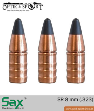 SAX SR 8 mm - .323 lead-free bullet