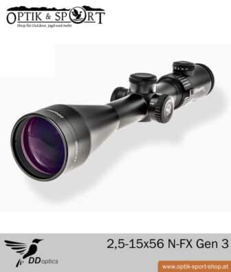 DDoptics 2.5-15x56 N-FX riflescope Gen 3