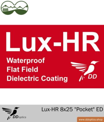 DDoptics LUX-HR 8x25 ED Pocket Binoculars