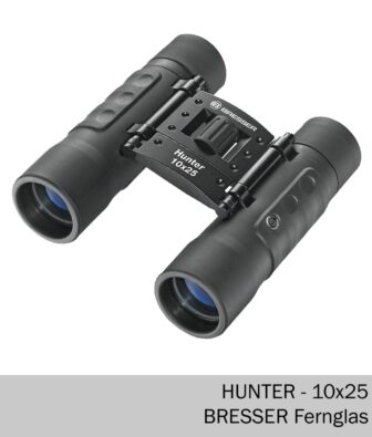 Bresser Fernglas Hunter 10x25 - Mini Taschenfernglas