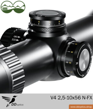 DDoptics V4 2,5-10x56 NFX Zielfernrohr Detail Doubleklick