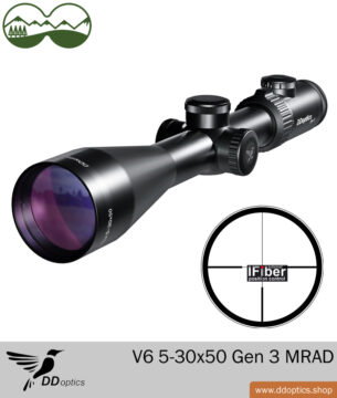 Riflescope 5-30x50 Nighteagle | V6 | A4N | MRAD adjustment and iFibre - Gen 3 - DDoptics