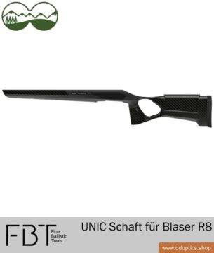UNIC Carbon stock from FBT | Gun stock for model Blaser R8 Professional Success - synthetic stock 11 FBT UNIC Carbon stock for Blaser R8
