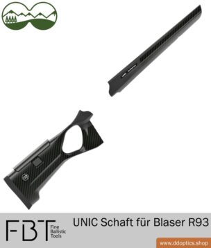 UNIC Carbon Schaft für Blaser R93 mit geteiltem Schaft von FBT