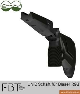 Crosse UNIC en carbone pour Blaser R93 avec crosse divisée de FBT