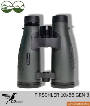 Binoculars 10x56 Pirschler from DDoptics | green | GEN 3 7 DDoptics Pirschler 10x56 Gen 3 | green | Binoculars