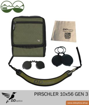 Binoculars 10x56 Pirschler from DDoptics | green | GEN 3 9 DDoptics Pirschler 10x56 Gen 3 | green | Binoculars