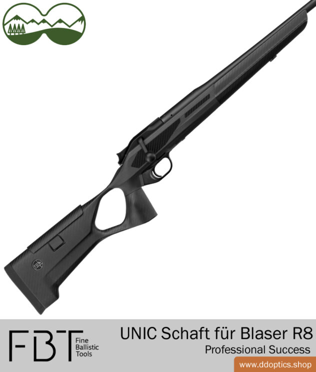 Blaser R8 Professional Success UNIC carbon fibre stock from FTB