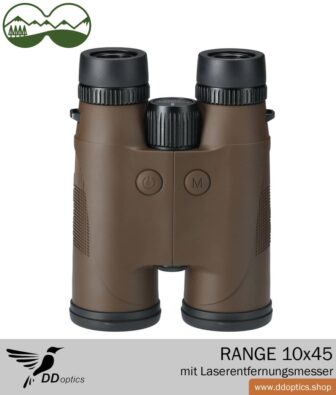 Alternative view of Pirschler Range 10x45 Fernglas | mit Laser Entfernungsmesser | Braun | DDoptics