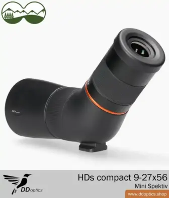 Spotting scope HDs compact 9-27x56 | Black | DDoptics