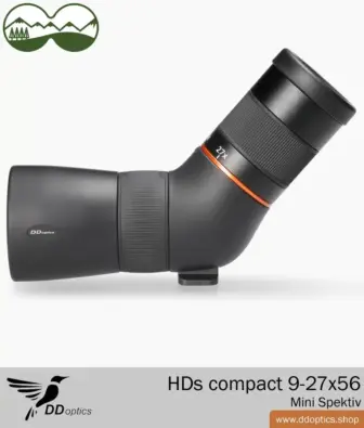 Spotting scope HDs compact 9-27x56 | Black | DDoptics