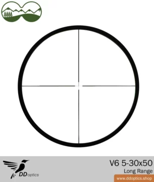 DDoptics riflescope Nighteagle V6 5-30x50 Gen3 | Tactical | MOA | Duplex reticle