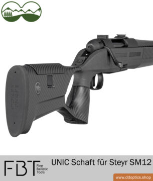 UNIC Carbon stock from FBT | for Steyr Mannlicher SM12 | L System 11 Steyr Mannlicher SM12 rifle | UNIC carbon fibre stock