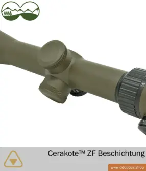 Recubrimiento Cerakote para visores DDoptics - varios colores 10 Cerakote DDoptics | Detalle torretas revestimiento visor