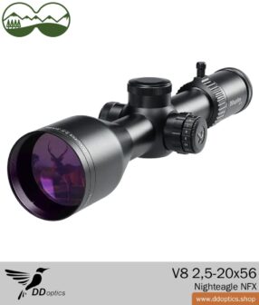 DDoptics riflescope Nighteagle V8 2.5-20x56 NFX | A4N | MRAD