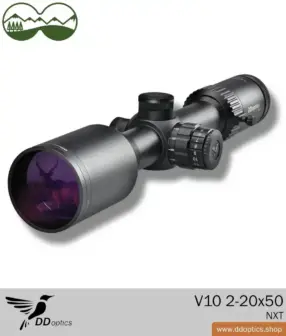 DDoptics V10 2-20x50 NXT lunetă MRAD A4N
