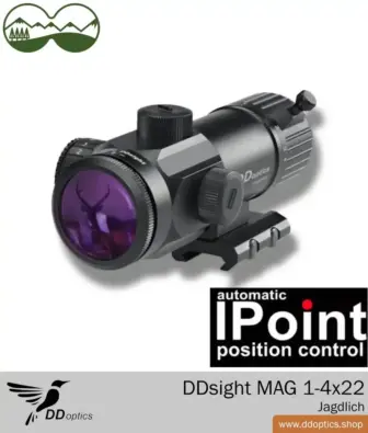Mirino DDsight MAG 1-4x22 DDoptics RedDot | caccia con Ioint