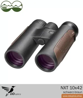 DDoptics NXT 10x42 binoculars black-brown