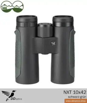 Dalekohled DDoptics NXT 10x42 vzpřímený černo-zelený