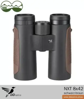 Lornetka DDoptics NXT 8x42 czarny/zielony lub czarny/brązowy 10 Lornetka DDoptics NXT 8x42 czarno-brązowy przód