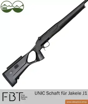 Uhlíková pažba UNIC Jakele J1 | Ultralehká pažba s otvorem od Fine Ballistic Tools