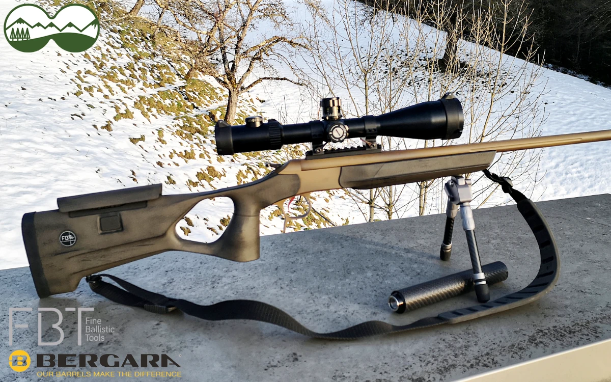 Bergara BA13 Take Down rifle with UNIC carbon stock | Fine Ballistic Tools Tuning