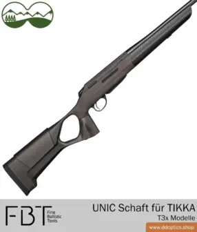Fuste de carbono UNIC Revolution para armas Tikka T3x Lite y Varmint